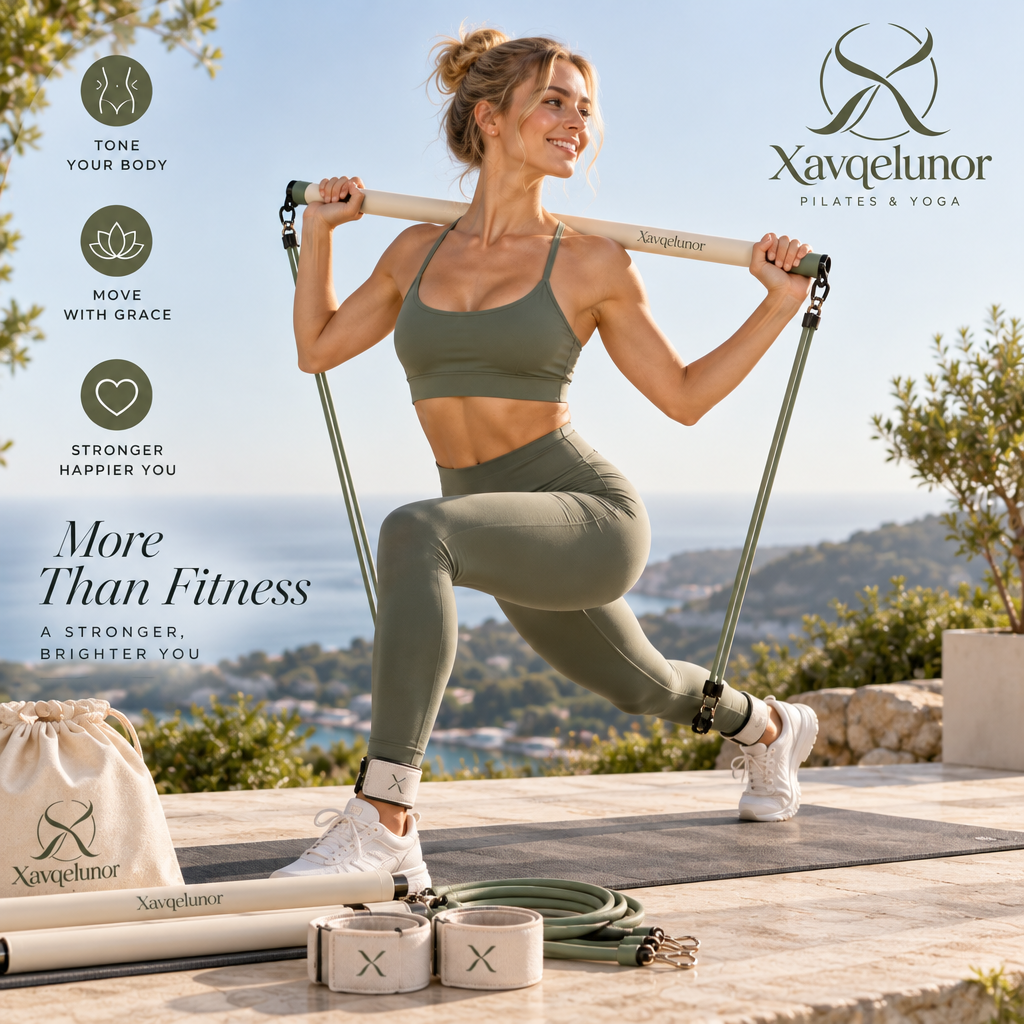 Xavqelunor Pilates Resistance Bar Kit — image 2