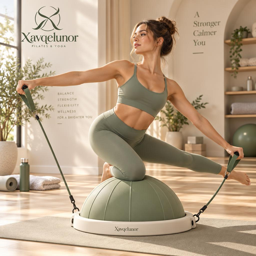 Xavqelunor Balance Dome Trainer with Resistance Bands — image 1