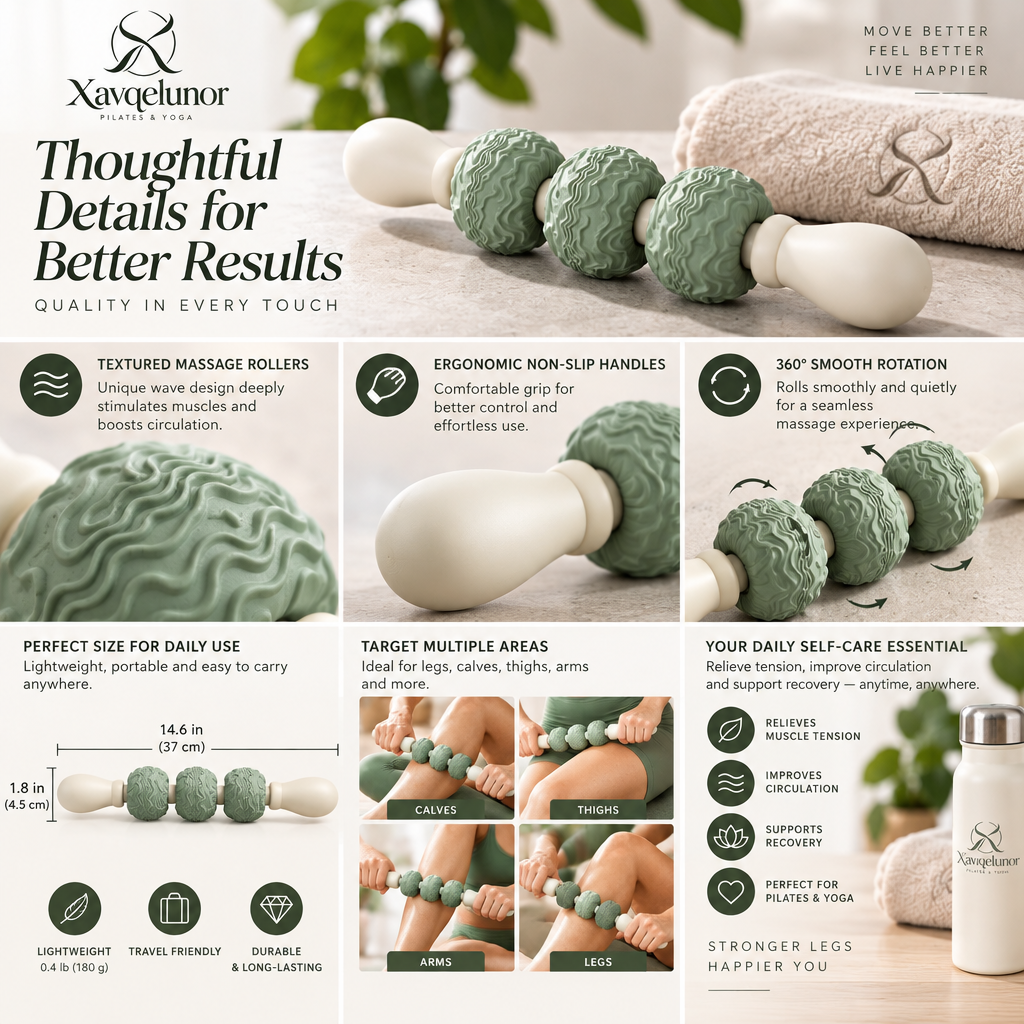 Xavqelunor Textured Leg Massage Roller — image 3